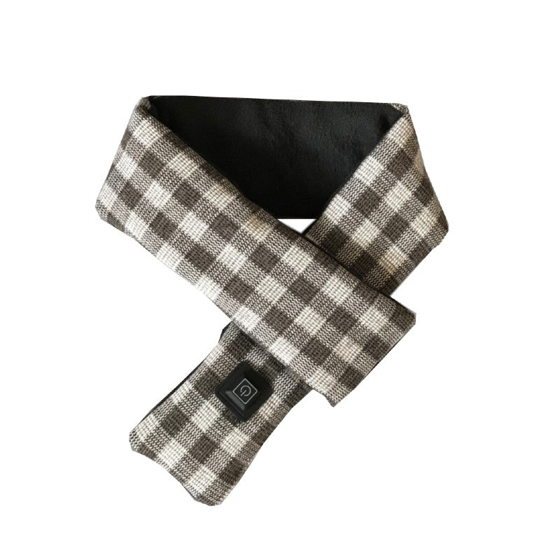 USB Heated Scarf with Built-in Power Bank & Three Temperature Settings, for Warmth & Neck Pain Relief