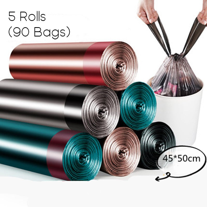 Unscented Ultra Strong Drawstring Trash Bags, for Kitchen, Bathroom, Office & More