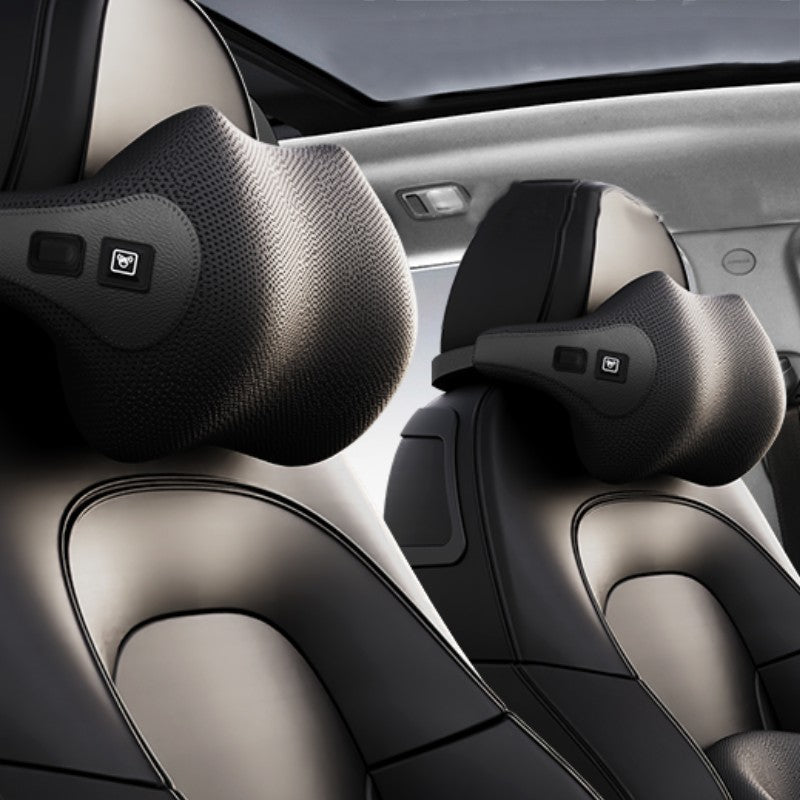 Electric Rechargeable Car Seat Neck Massager, with Memory Foam, for Serious Relaxation (1-Pack)
