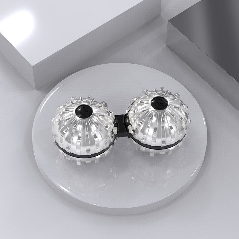 Portable Anti-Stress Body Massager Ball, with Zinc Alloy Material, for Adults and Kids