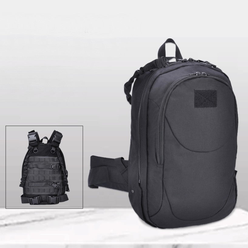 Tactical Transformable Vest Backpack, with Durable & Waterproof Material, Adjustable Straps & Mount System, for Outdoors, Hiking, Travel & More
