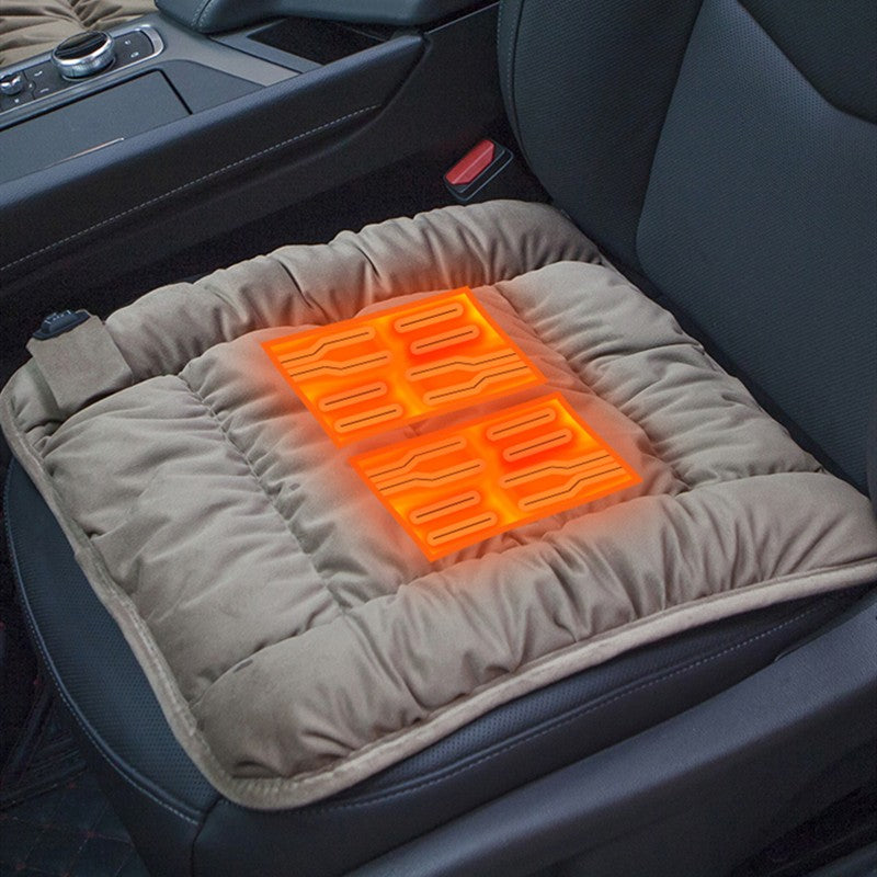 Car Heated Seat Cushion, with 3 Adjustable Temperature, for Home, Office & Car