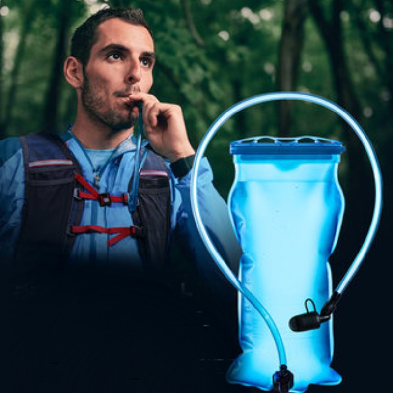 3L Hydration Water Bladder, with High Flow Bite Valve & Lightweight Portable Design, for Running, Cycling, Hiking & More