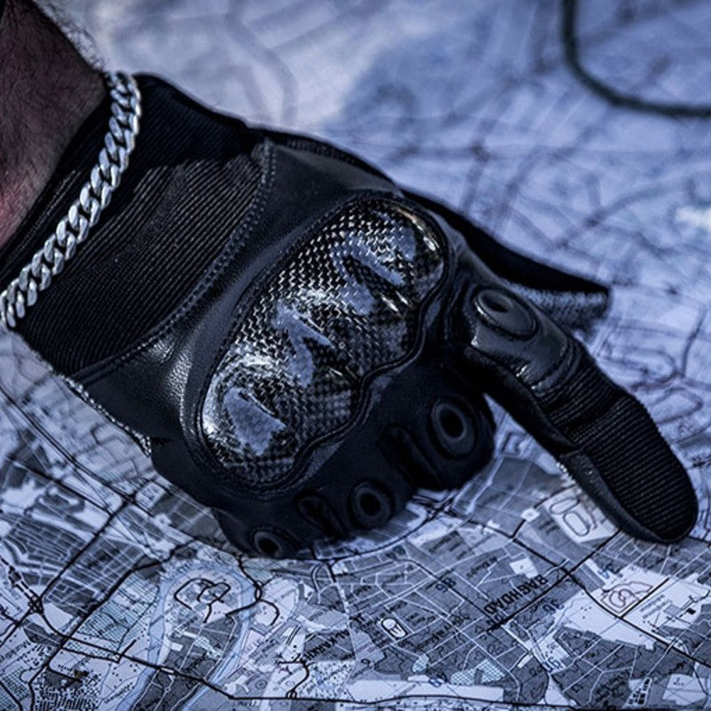 Outdoor Mountaineering Gloves, with Anti-cut Material, Breathable Design & Adjustable Cuff, for Outdoor, Camping, Mountaineering, Cycling & More