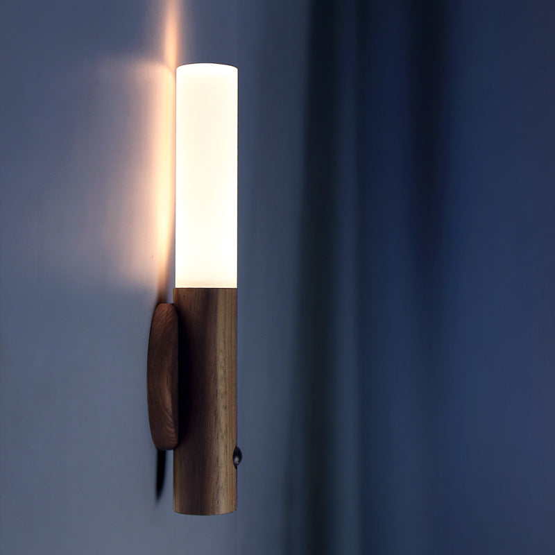 Wireless Human Body Induction Night Light, with Rechargeable & Portable Design, for Corridor, Stairs, Bathroom, Bedroom, Lockers