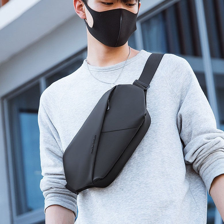 Stylish Waterproof Sling Bag, with Multiple Compartments & Large Capacity, for Travel & Outdoors
