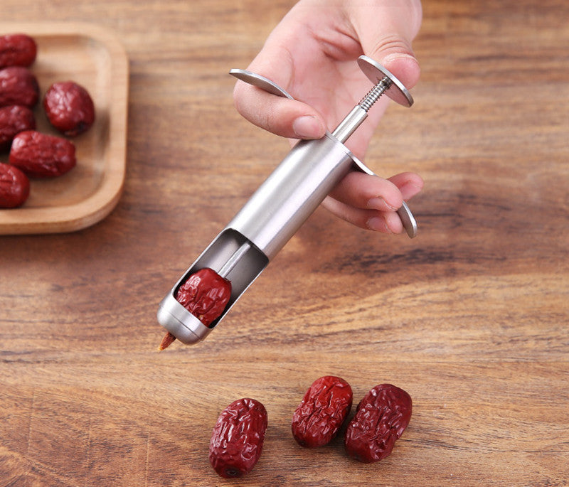Stainless Steel Date Pitter Tool, Suitable for Date and Cherry