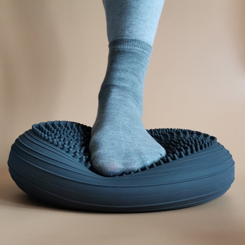 Inflatable Balance Disc with Pump, for Balance/Stability Training, Improving Sitting Posture & Core Strength, Back Pain Relief