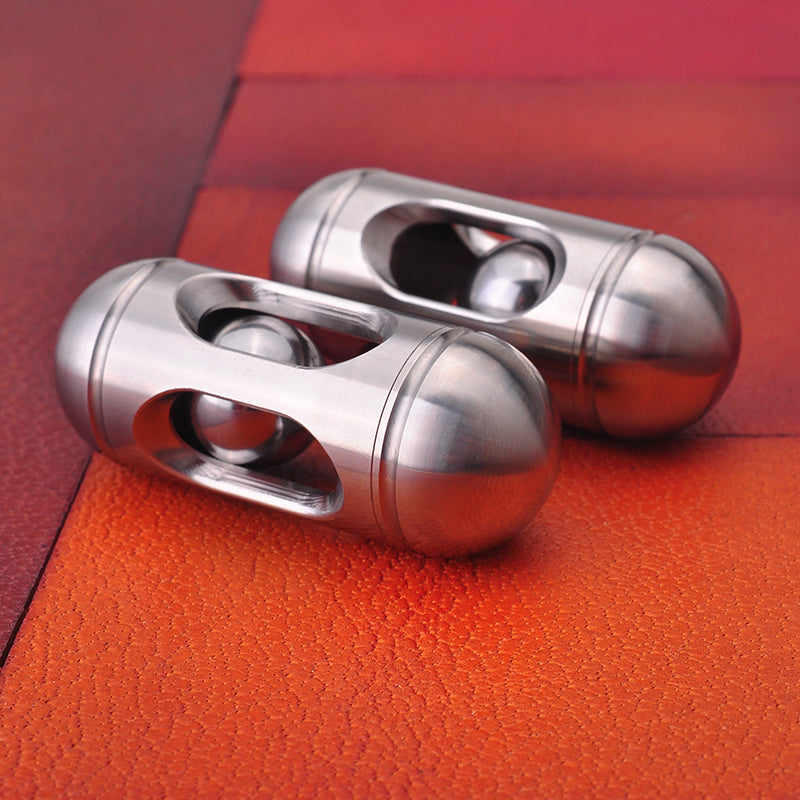 Anti Stress Mini Cylindrical Fidget Toy, with Pocket Size & Stainless Steel Material, for Everyday Carrying