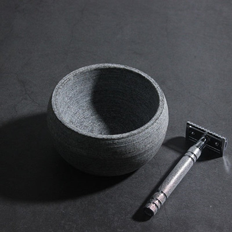 Stoneware Shaving Bowl, for Shaving Soap & Cream