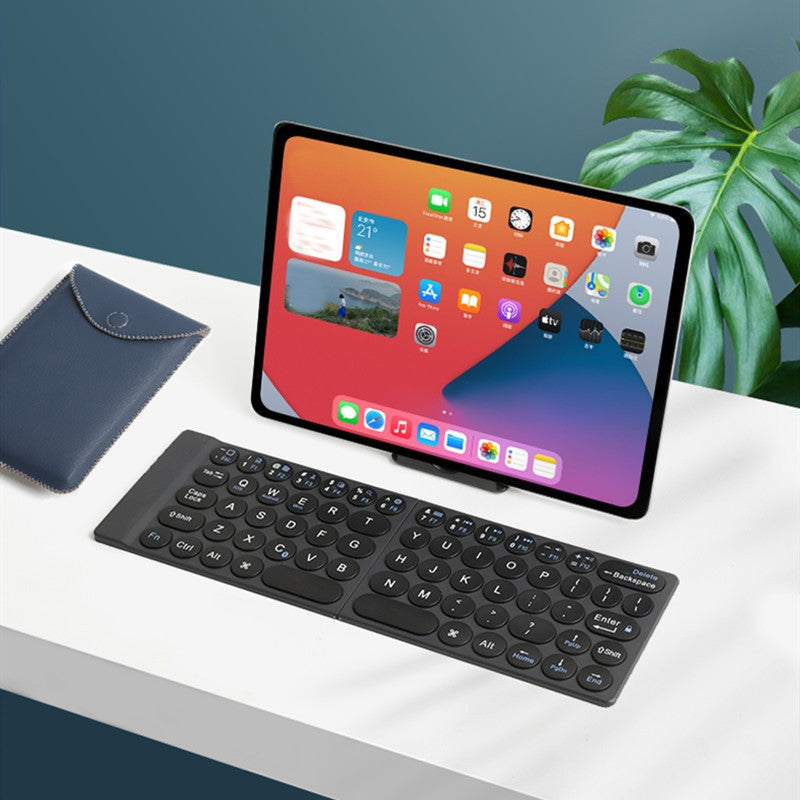 Portable Foldable Keyboard, with Ultra-slim & Lightweight Design, for Travel, Home, Office & More