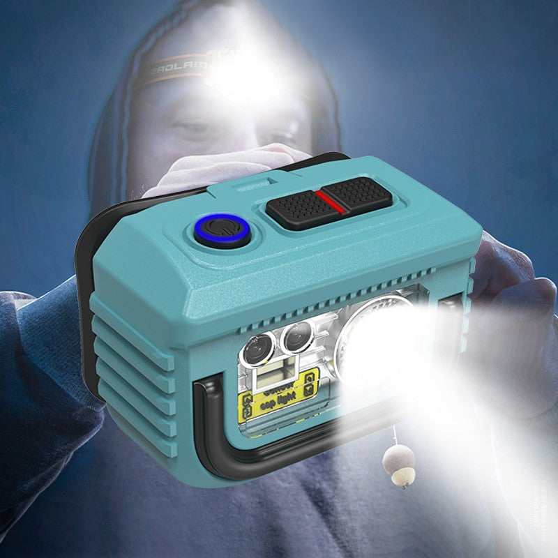 Rechargeable Super Bright Headlamp with 7 Modes, for Camping, Cycling, Fishing, Running