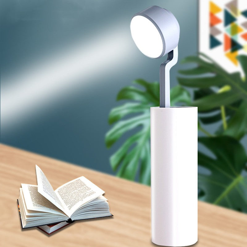Mini Portable Rechargeable Cordless Lamp, with 3 Adjustable Brightness & Rotatable Design, for Home, Office & Travel