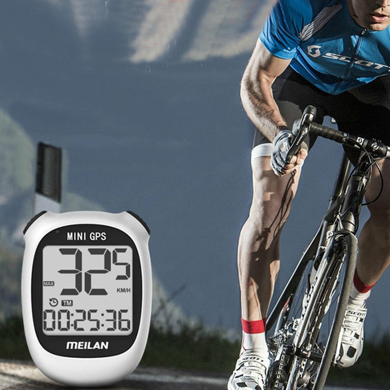 Rechargeable Water-resistant GPS Bike Speedometer, with Backlight & 8H Battery Life, for Cycling, Canoeing & More