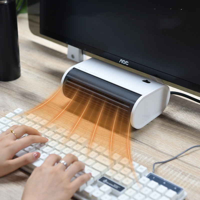 Mini Desktop Heater, with Adjustable Angle, Portable Design & Fast Heating, for Home & Office