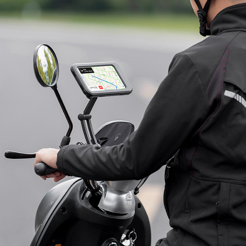 Waterproof Cycling Phone Mount with Case, for Motorcycle/Bike Handlebars