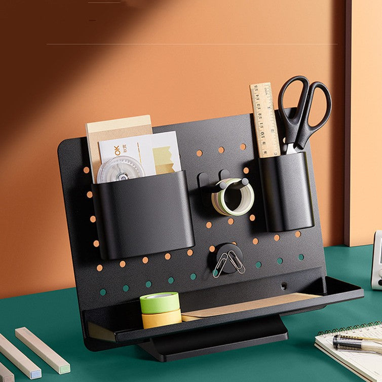 Ultra-thin Vertical Desktop Storage Rack, with Minimalist Design, Free Combination, Vertical Storage, for Home & Office