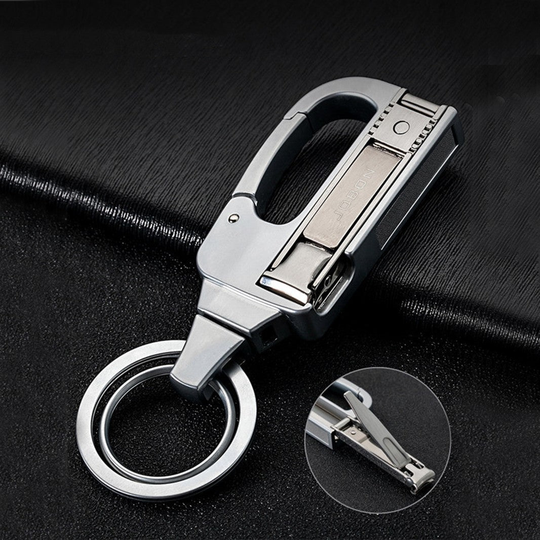 2-in-1 Useful & Durable Keychain with Built-in Nail Clipper – Soho Emporium