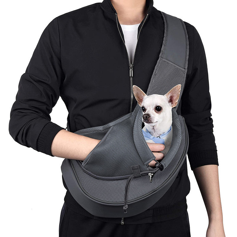 Pet Dog Carrier Sling Bag with Adjustable Strap & Phone Pocket, for Dogs & Cats