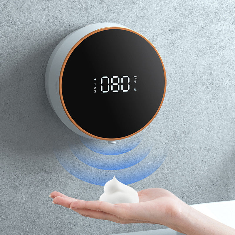Punch-Free Wall-Mounted Smart Sensor Foam Machine