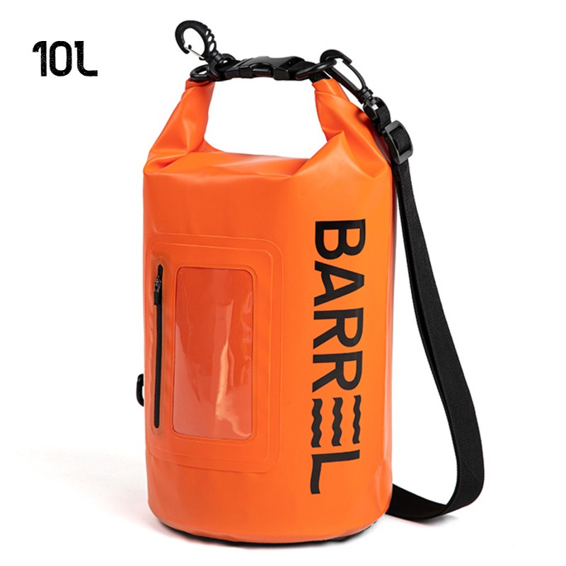 Waterproof Lightweight Dry Bag (2L/4L/10L), for Travel, Swimming, Boating, Kayaking, Camping & Beach