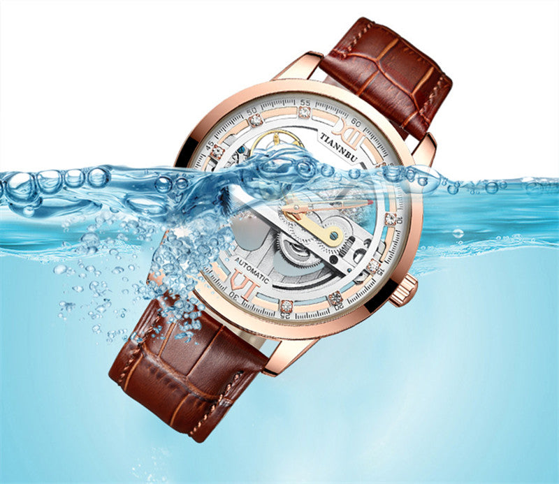 Skeleton Tourbillon Ultra Thin Automatic Mechanical Watch