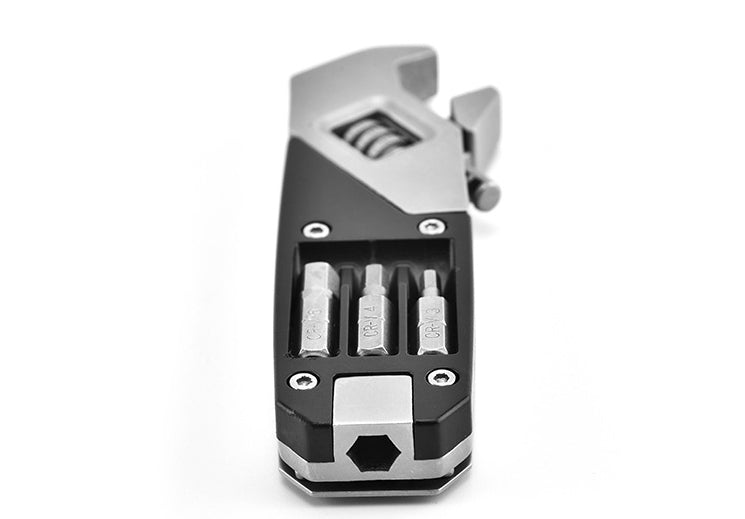 Multi-Function Portable Stainless Steel Adjustable and Foldable Allen Wrench With Screwdriver, for Everyday Use