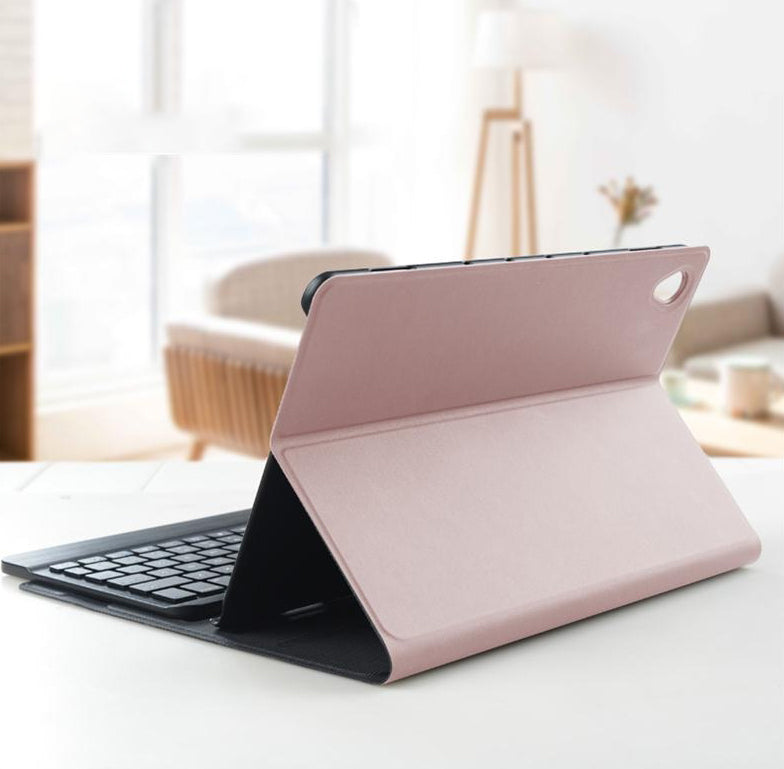 Wireless/Bluetooth Folio Keyboard Case With Auto Wake/Sleep & Three Adjustable Angles, For 10.8 Inch Huawei M6 Pad