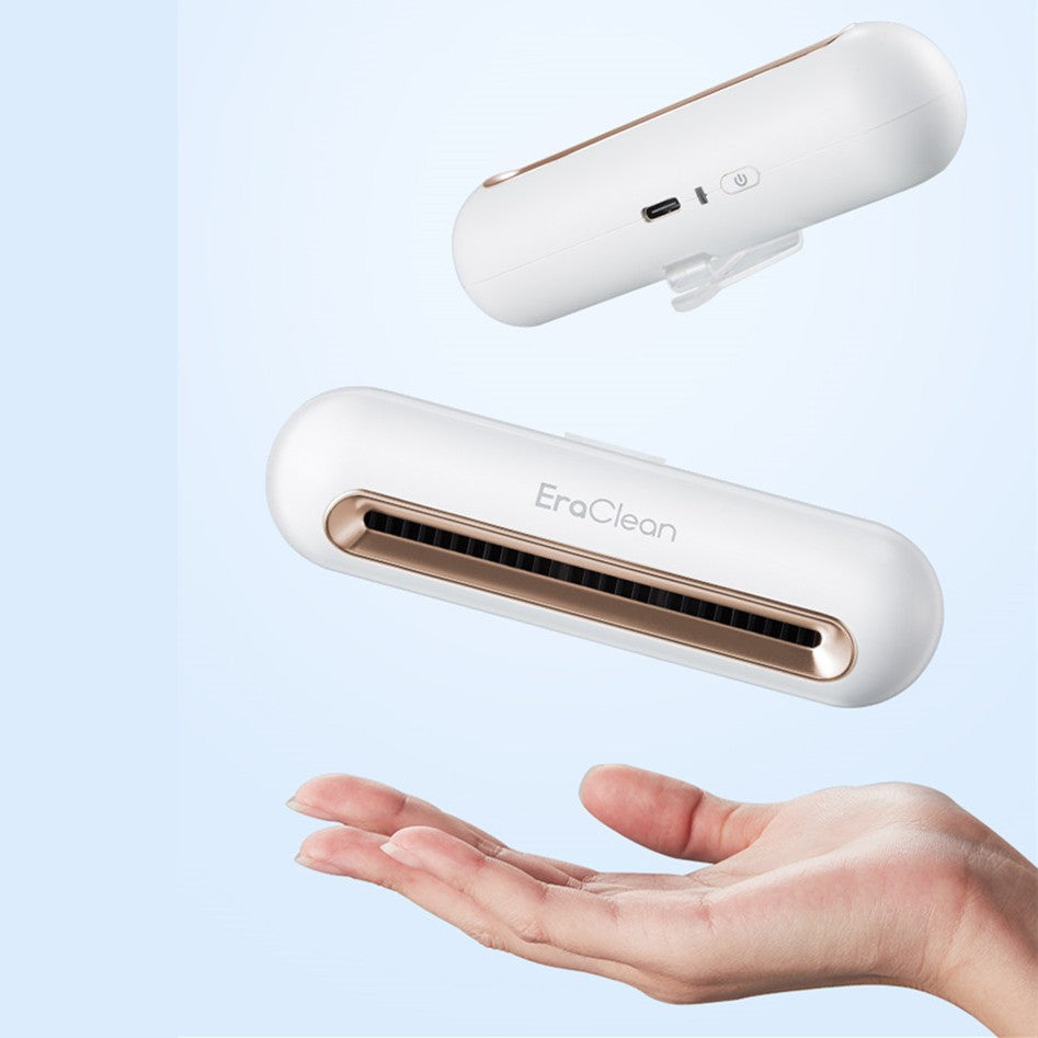 Rechargeable Compact Refrigerator Odor Eliminator Air Purifier, for Fridge, Room, Car, Closet & Drawer