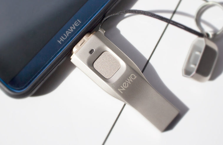 USB3.0 Fingerprint Encryption USB Flash Disk with APP Management System, for Business / Personal Data Security