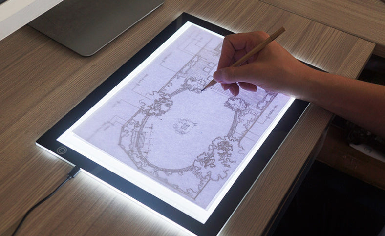 Ultra-thin Portable Copy Station With LED, Ideal For 2D Animation, Calligraphy, Sketching & Drawing