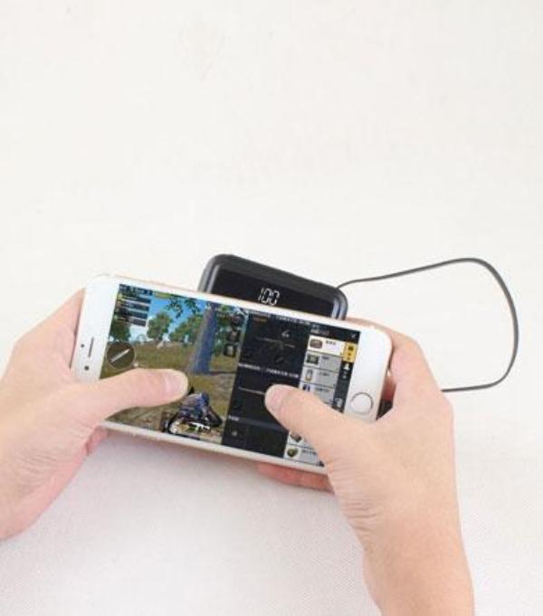 Tinier & Thinner Solar Power Bank with 3-in-1 Concealable Cable
