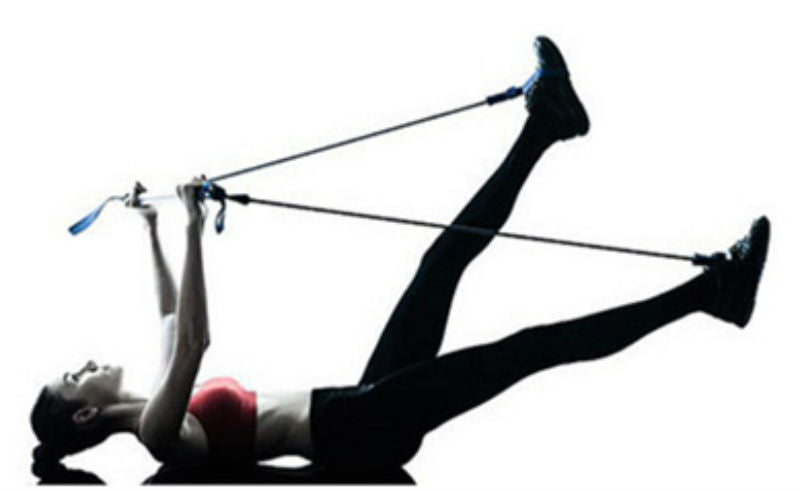 8-in-1 Portable Pilates Bar Kit with Resistance Band, Foot Loop, Ideal for Home Total Body Workout, Gym, Weightlifting