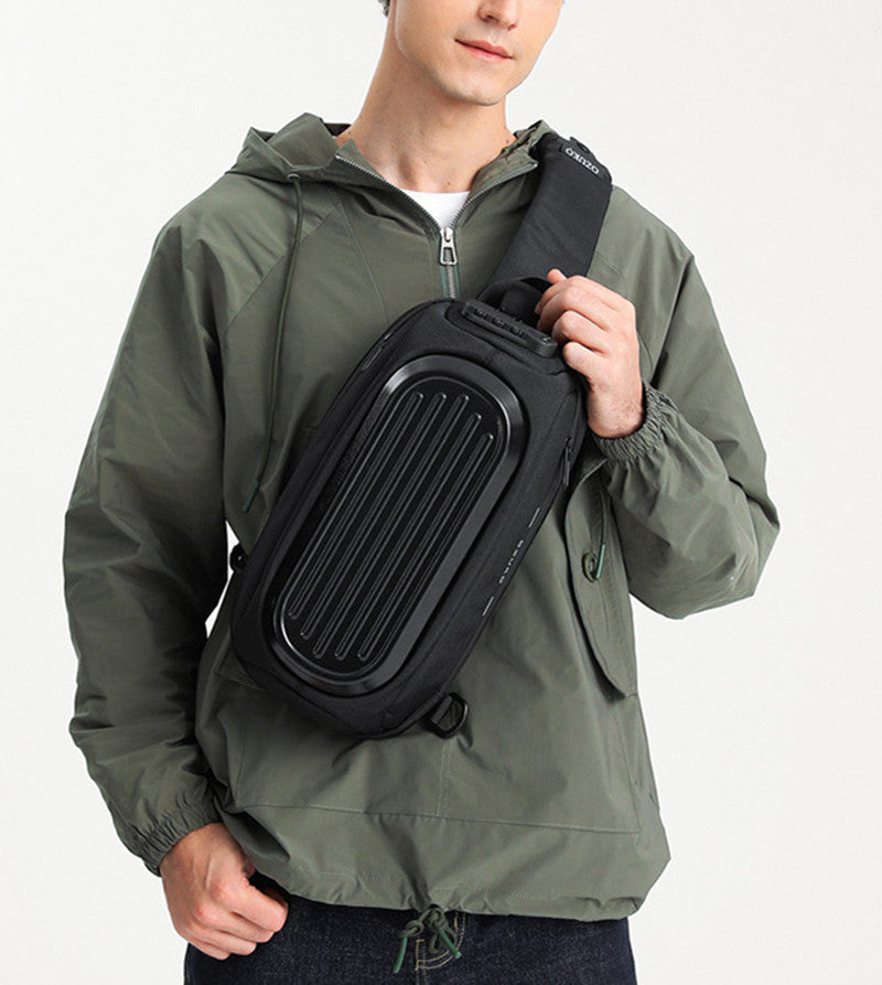 New Men's Anti-Theft Chest Bag