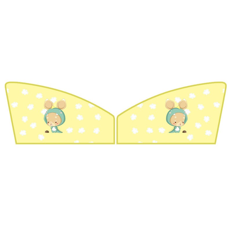 2-Piece Universal Car Side Window Sun Shades with UPF40, for Sedan, SUV, Truck