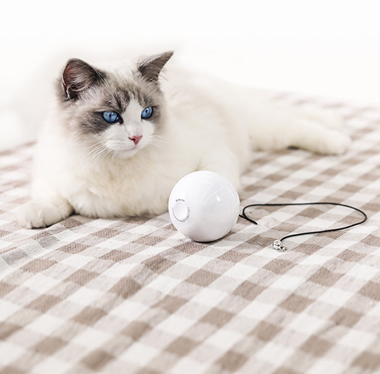 Smart Automatic Interactive Cat Ball With 360¬∞ Self Rotating, Build-in Red Laser & Metal Bell