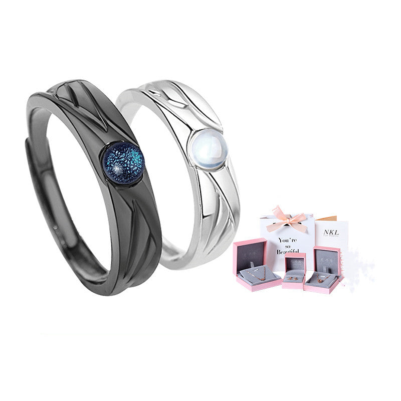 925 Sterling Silver Couple Rings for You and Your Partner, Best Gift for Valentine's Day