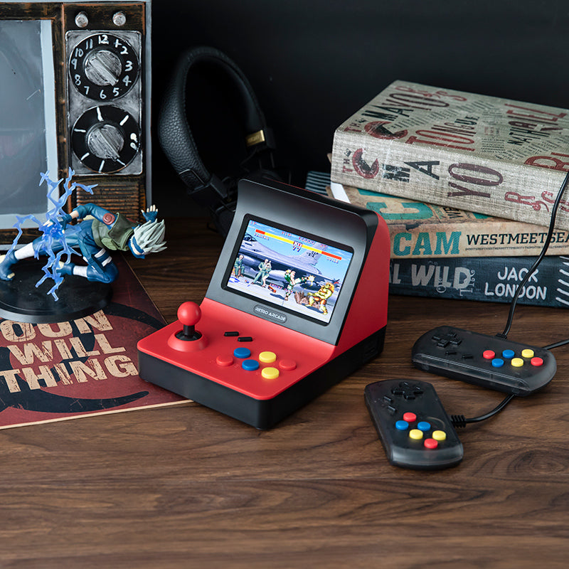 4.3 Inch Mini game Console with Built-in 3000 Games, 360¬∞ Joystick, 2200mAh Lithium Battery, Can be Connected to TV and Headphones, Supports Two-player Games and Up To 32G TF Card
