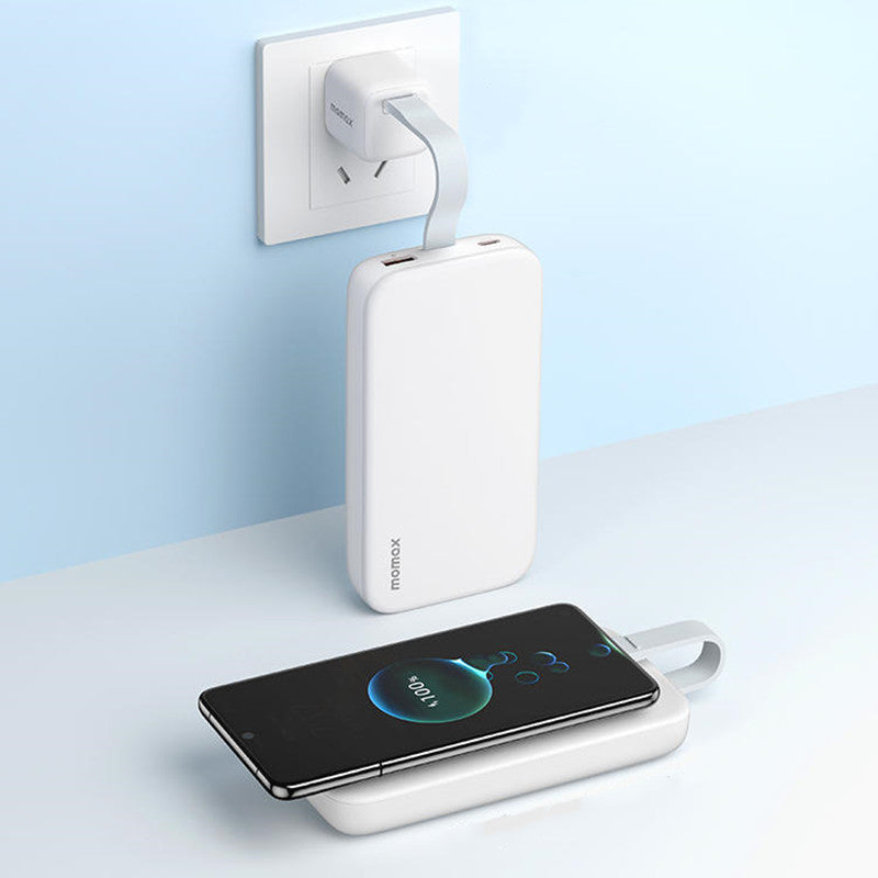 Built-In Cable Dual Port Fast Charging Power Bank