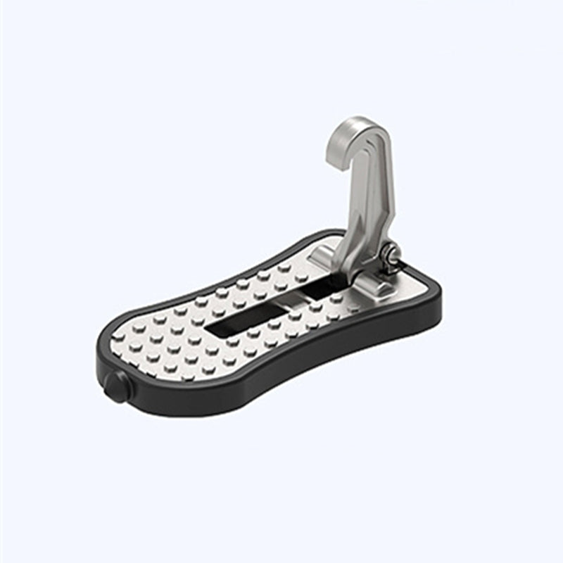 Car Multi-Functional Latch Door Step, with Window Breaker & Compact and Foldable Design