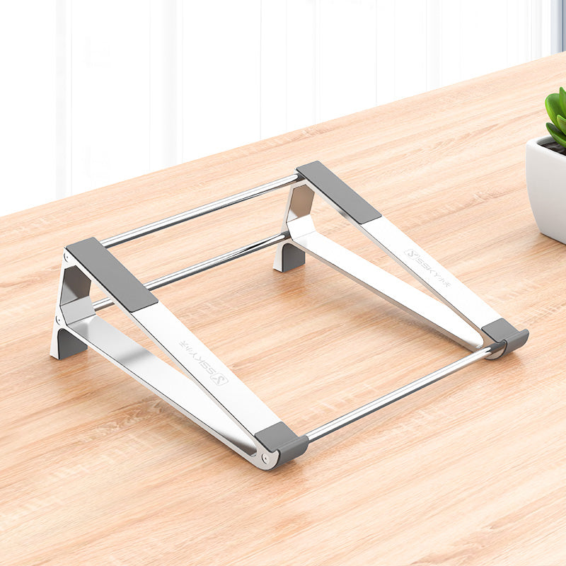 Aluminum Ergonomic Laptop Stand, with Detachable & Easy-to-Assemble Design, for Home & Office