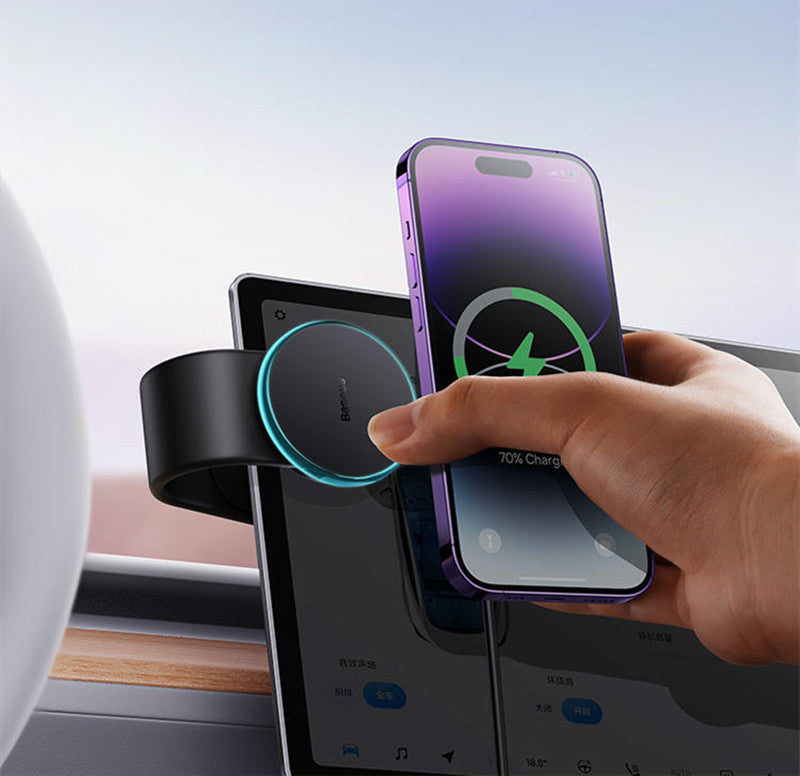 Car-mounted Magnetic Foldable Wireless Phone Holder