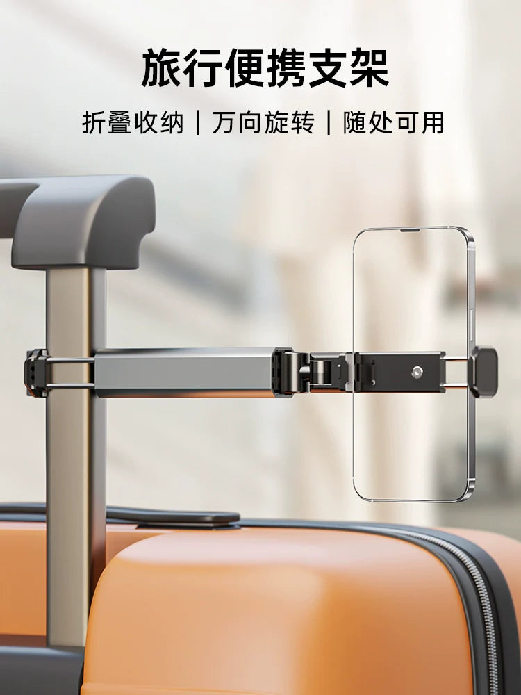 Portable 360¬∞ Rotating Travel Phone Stand - Compact, Foldable Desktop Mount for Trains & Trips