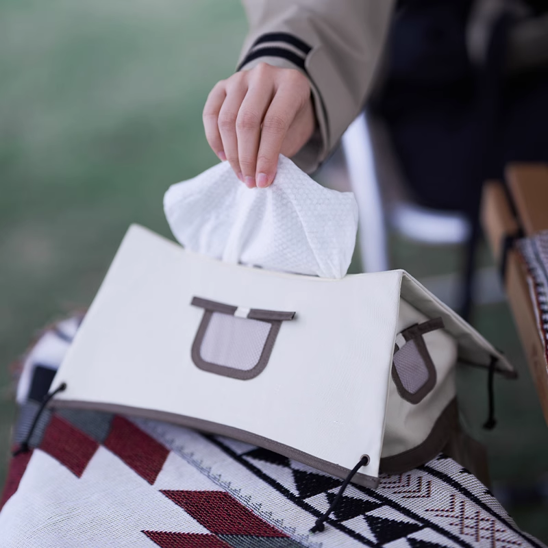 Tent-Shaped Waterproof Tissue Box Roll Holder