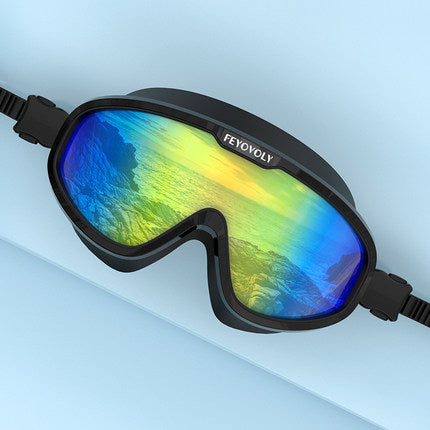 Anti-fog Swim Goggles With Prescription, Up to -7.0, No Leaking, Crystal Clear & 180¬∞ Panoramic Vision, With Protective Case