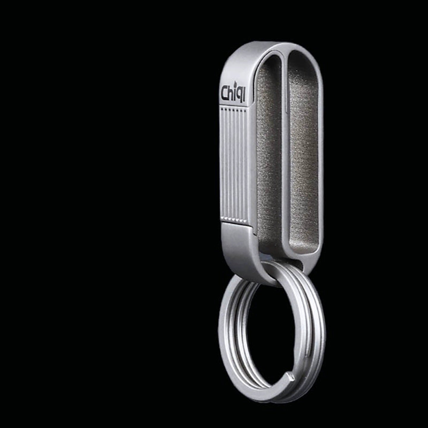 Titanium Alloy Men's Belt Buckle Keychain - Durable, Stylish, Non-Fading Lock