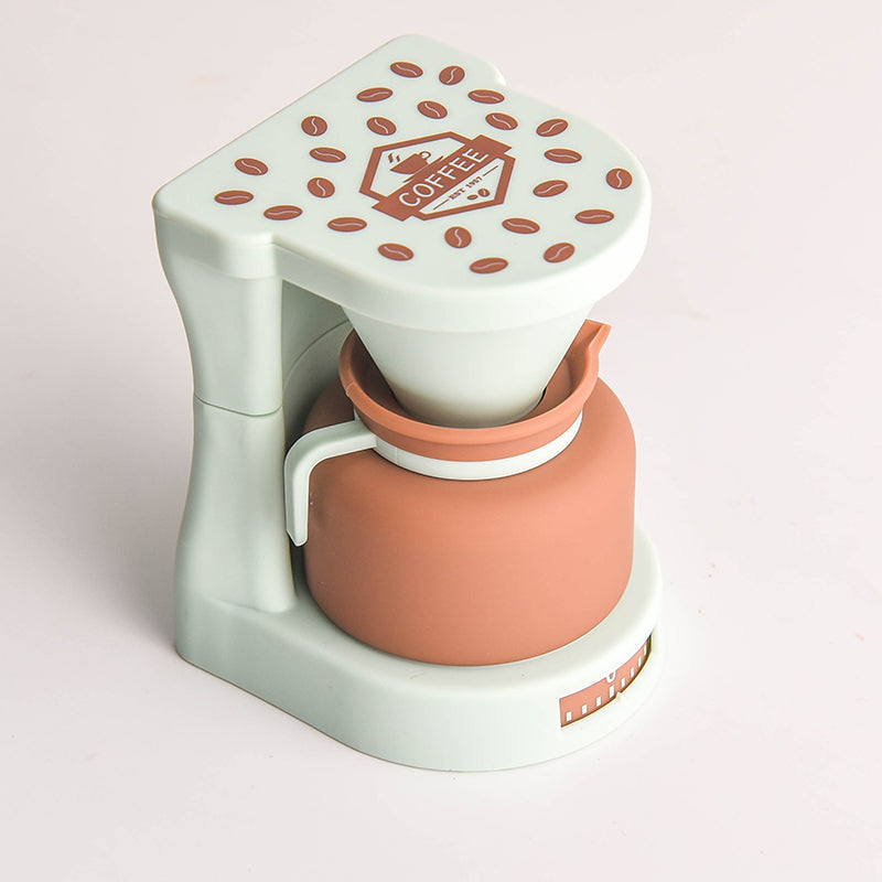 60-Minute Mechanical Timer, No Batteries Required, with Creative Coffee Machine Shape and Loud Alarm, for Home and Kitchen
