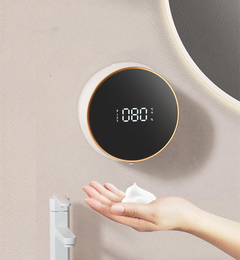 Punch-Free Wall-Mounted Smart Sensor Foam Machine