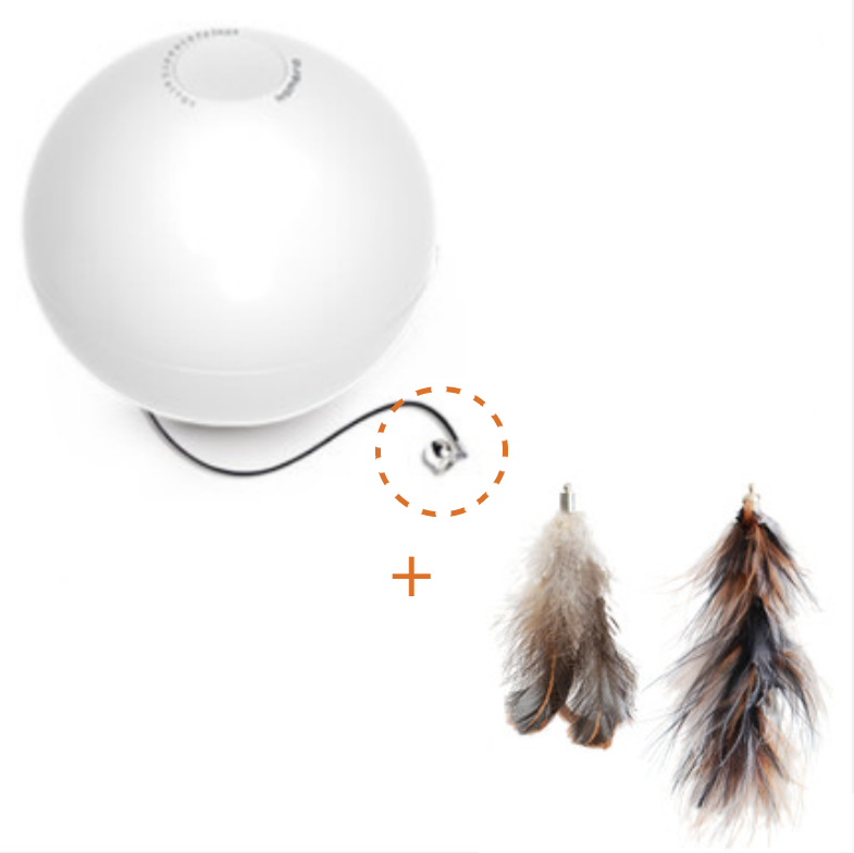 Smart Automatic Interactive Cat Ball With 360¬∞ Self Rotating, Build-in Red Laser & Metal Bell