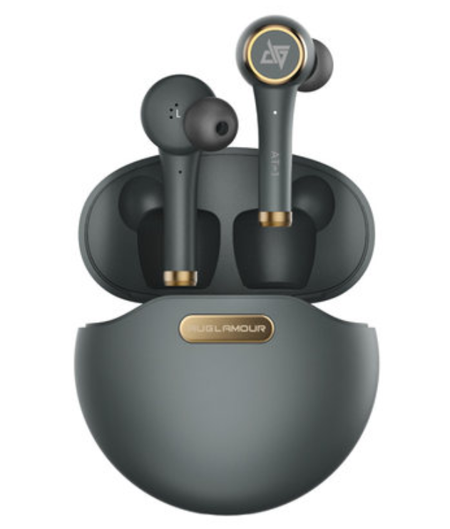 Bluetooth 5.0 True Wireless Stereo Earbuds with Built-in Mic, IPX5 Waterproof, Premium Sound, For Sports, Running & More